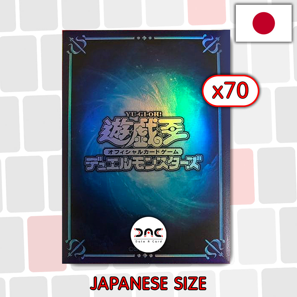 Yu-Gi-Oh! - 70 Protège cartes OCG - Japonaises - Bleu abysse