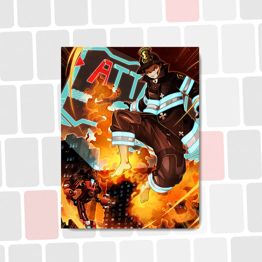 Fire Force Rescue Ace- Protège-cartes Yu-Gi-Oh!