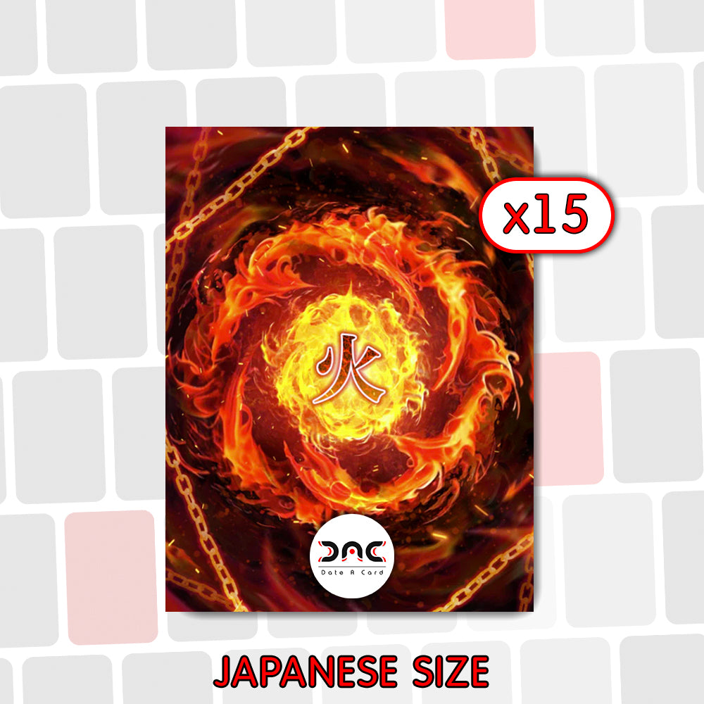 15 Protège cartes - Elemental Fire