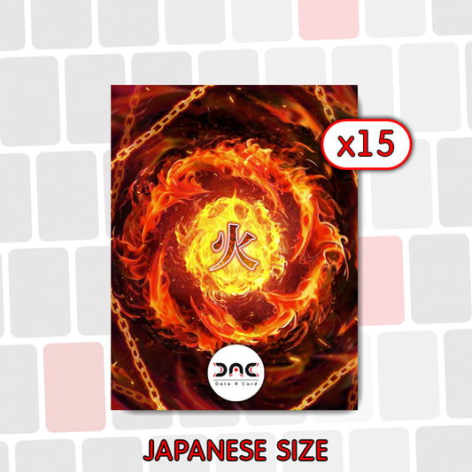 15 Protège cartes - Elemental Fire
