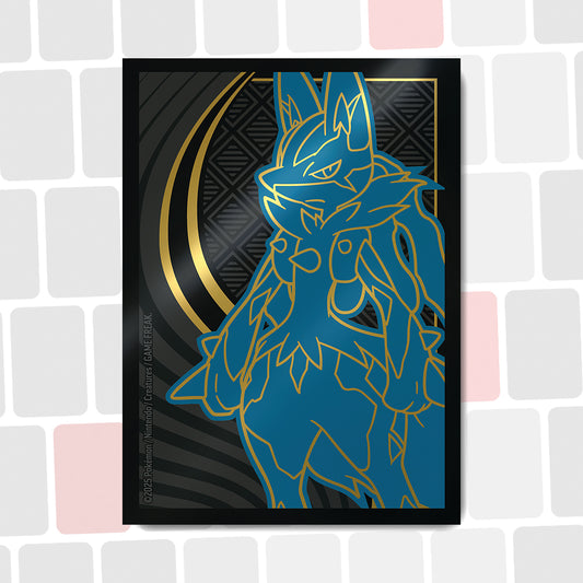 Méga Lucario - 65 protège-cartes Pokémon