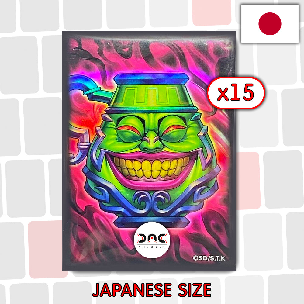 Yu-Gi-Oh! - 15 Protège cartes OCG - Japonaises - Pot de cupidité