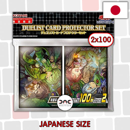 Yu-Gi-Oh! - 2 x100 Protège cartes OCG - Japonaises - Charmeuses Hiita Eria Wynn Aussa