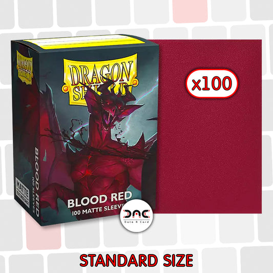 Dragon Shield - Standard Mat - Blood red - Paquet de 100