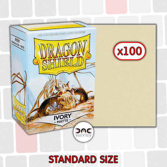 Dragon Shield - Standard Mat - Ivory- Paquet de 100