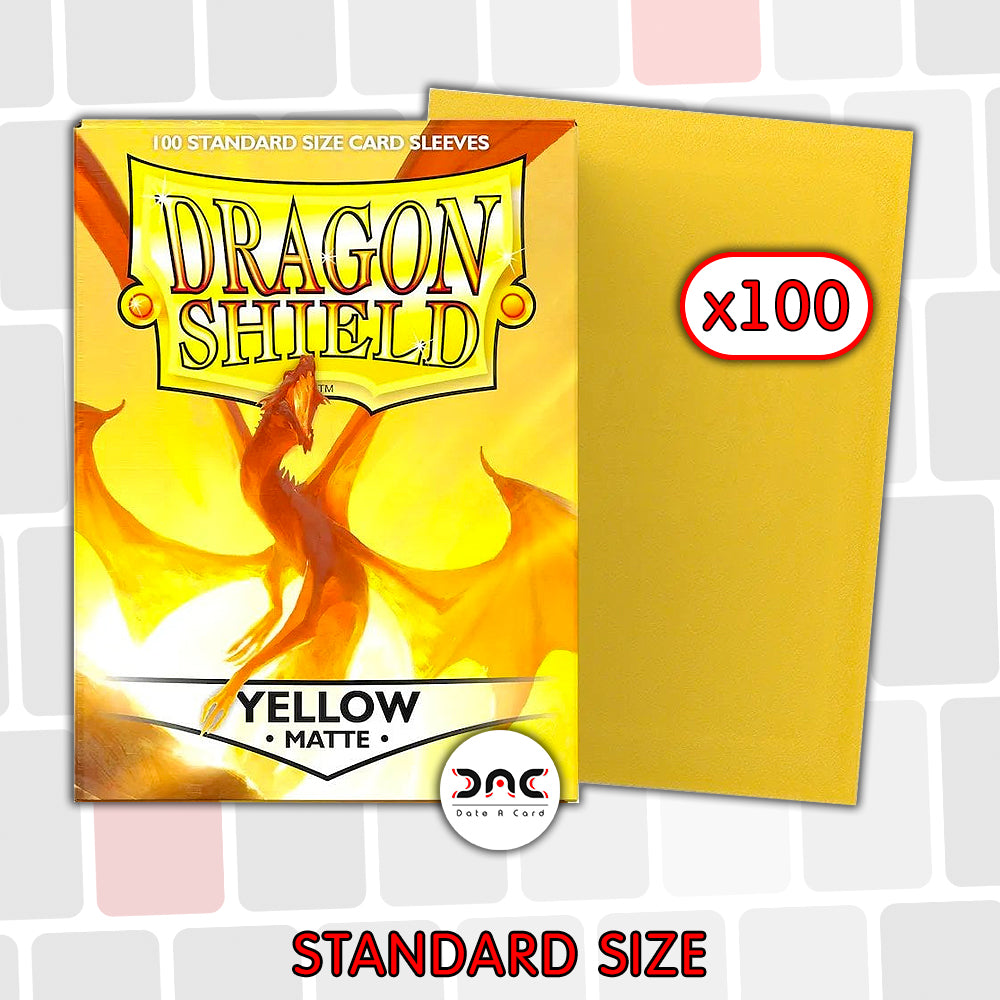 Dragon Shield - Standard Mat - Yellow - Paquet de 100