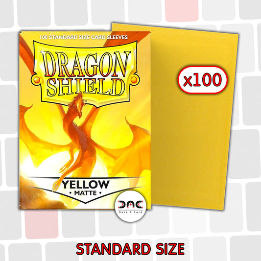 Dragon Shield - Standard Mat - Yellow - Paquet de 100