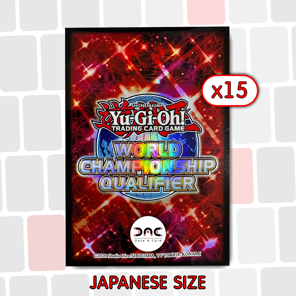 Yu-Gi-Oh! - 15 Protège cartes exclusifs - WCQ Top Cut WCQ 2023 - Rouge