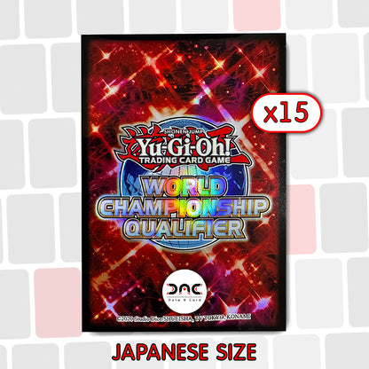 Yu-Gi-Oh! - 15 Protège cartes exclusifs - WCQ Top Cut WCQ 2023 - Rouge