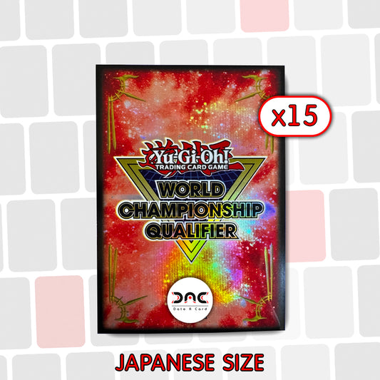 Yu-Gi-Oh! - 15 Protège-cartes exclusifs - Top Cut  2025 - Rouge - WCQ