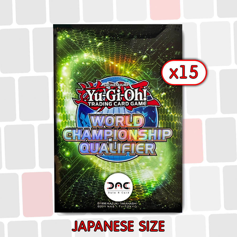 Yu-Gi-Oh! - 15 Protège cartes exclusifs - WCQ Top Cut WCQ 2013 - Vert