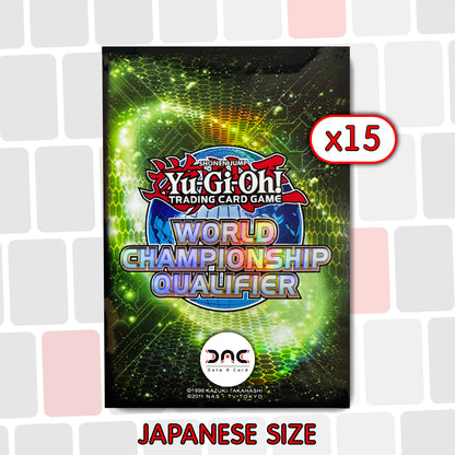 Yu-Gi-Oh! - 15 Protège cartes exclusifs - WCQ Top Cut WCQ 2013 - Vert