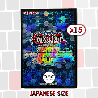 Yu-Gi-Oh! - 15 Protège cartes exclusifs - WCQ Top Cut WCQ 2019 Bleu