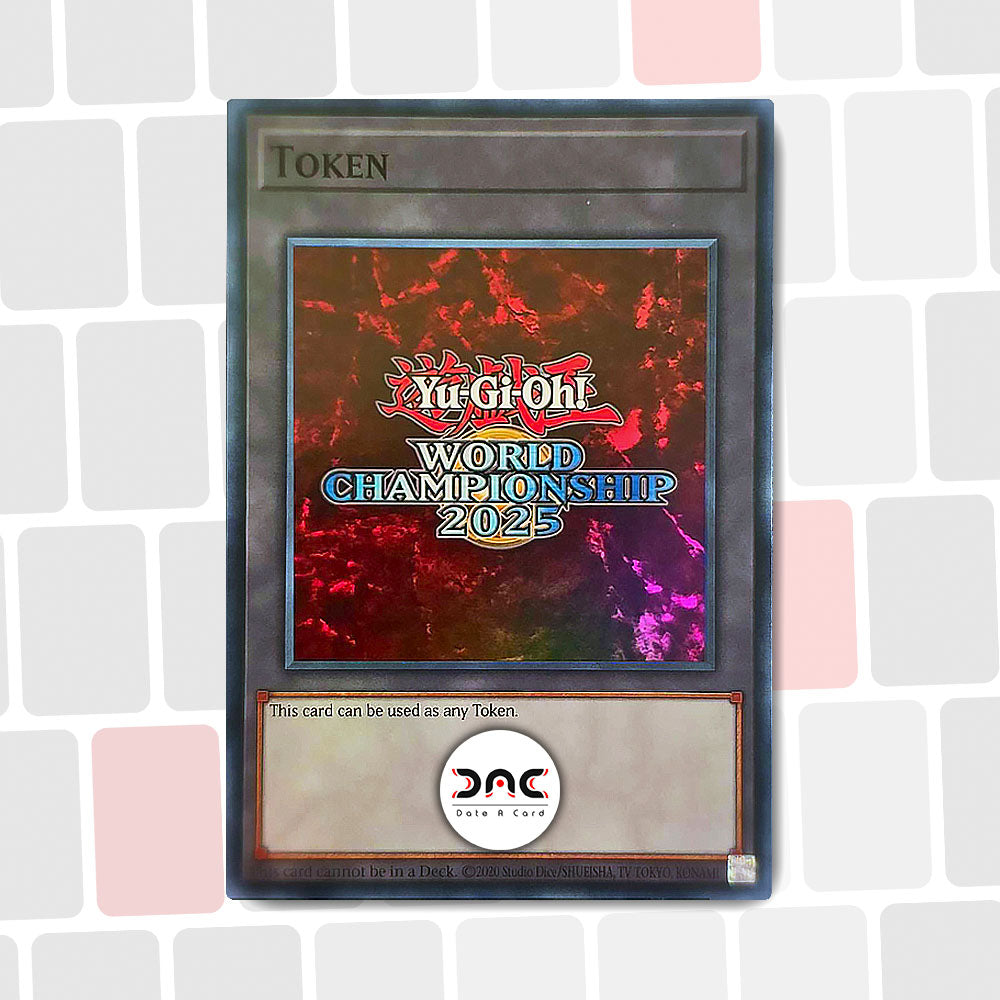Jeton Championnats du monde Yu-Gi-Oh! 2025 - Rouge