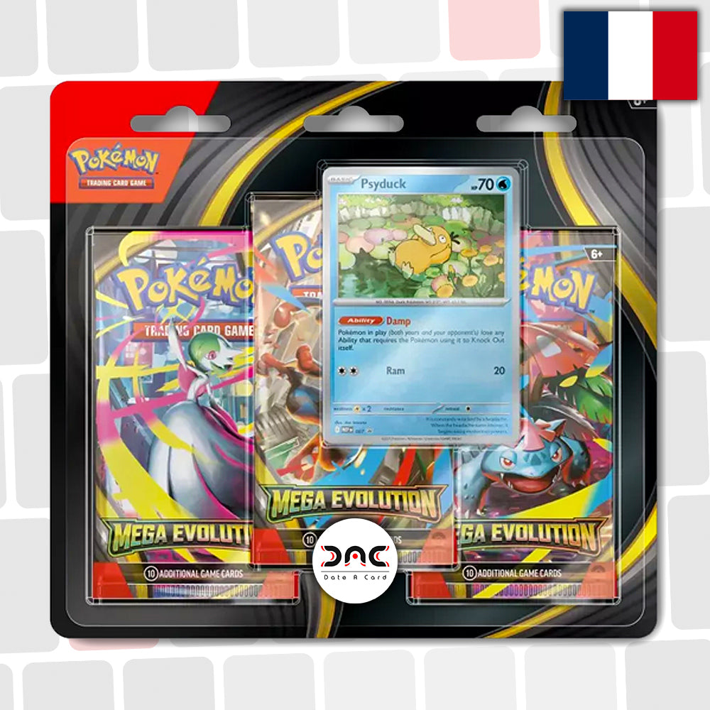 Pokémon - Tripack Pokémon Méga Evolution (ME01) - Psykokwak
