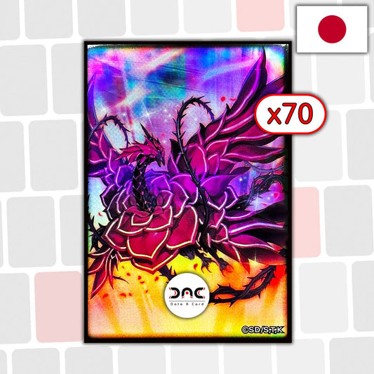 Yu-Gi-Oh! - 70 Protège cartes OCG - Japonaises - Ruddy Rose Dragon