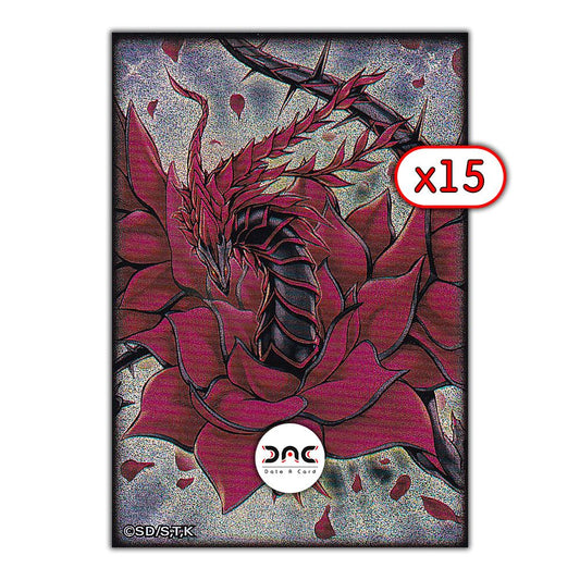 Yu-Gi-Oh! - 15 Protège cartes OCG - Japonaises - Dragon rose noire