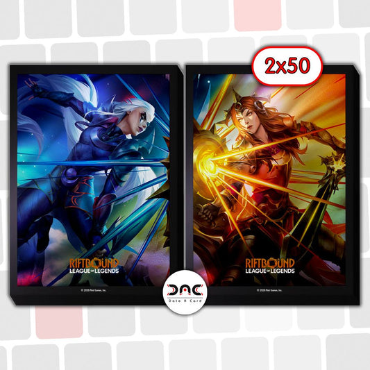 Riftbound - Protèges Cartes - Diana Vs Leona (50 sleeves x2)