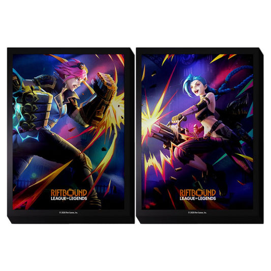 Riftbound - Protèges Cartes - Jinx Vs Vi (50 sleeves x2)