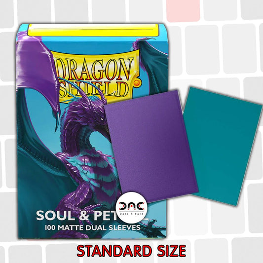 Dragon Shield - Standard Dual Mat - Soul & Petrol - Paquet de 100