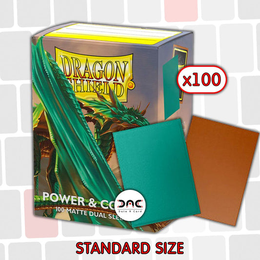 Dragon Shield - Standard Dual Mat - Power & Copper - Paquet de 100