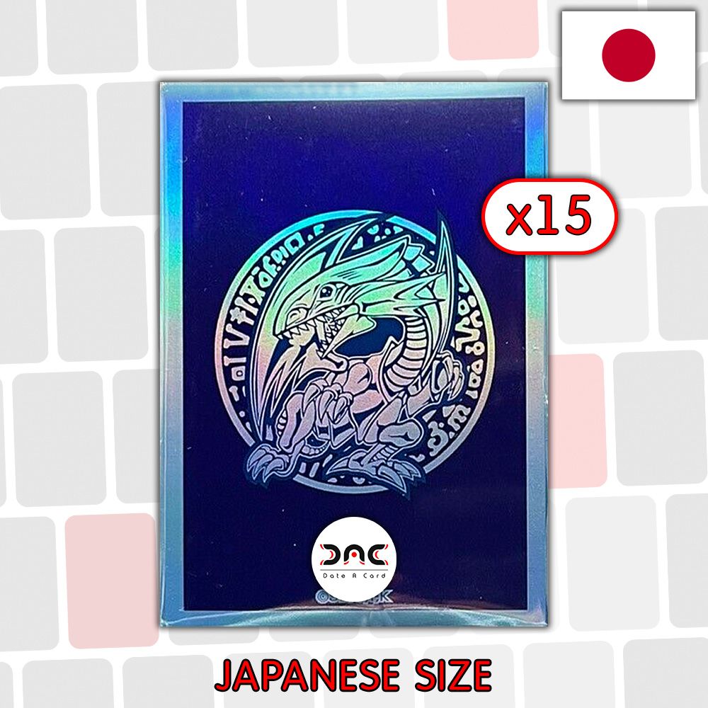 Yu-Gi-Oh! - 15 Protège cartes OCG - Japonaises - Dragon blanc aux yeux bleus Millenium