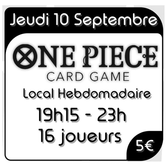 One Piece - Local Hebdomadaire - Jeudi 10 Septembre 2026