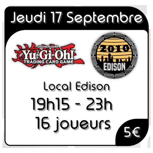 Yu-Gi-Oh! - Local Ediscon Time Wizard 2010 - Jeudi 17 Septembre 2026