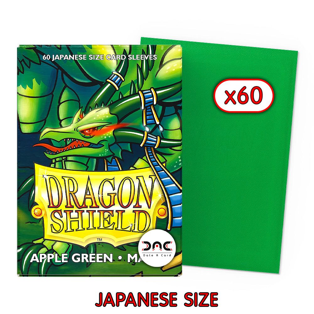 Dragon Shield - Japanese Mat - Apple Green - Paquet de 60