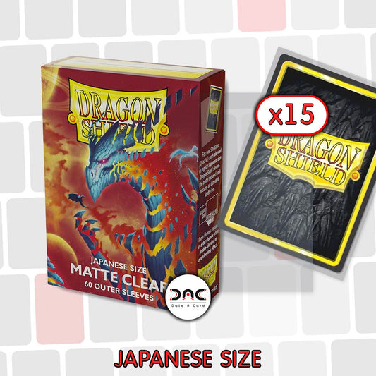 Dragon Shield - Japanese Outer Mat - Transparent - Paquet de 15