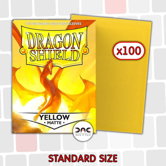 Dragon Shield - Standard Mat - Yellow - Paquet de 100