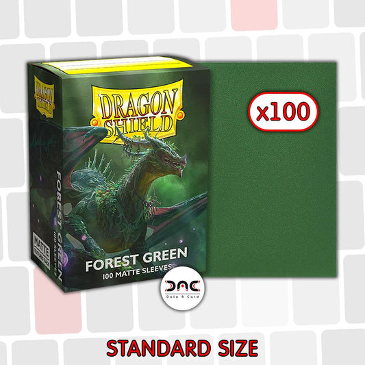 Dragon Shield - Standard Mat - Forest Green - Paquet de 100