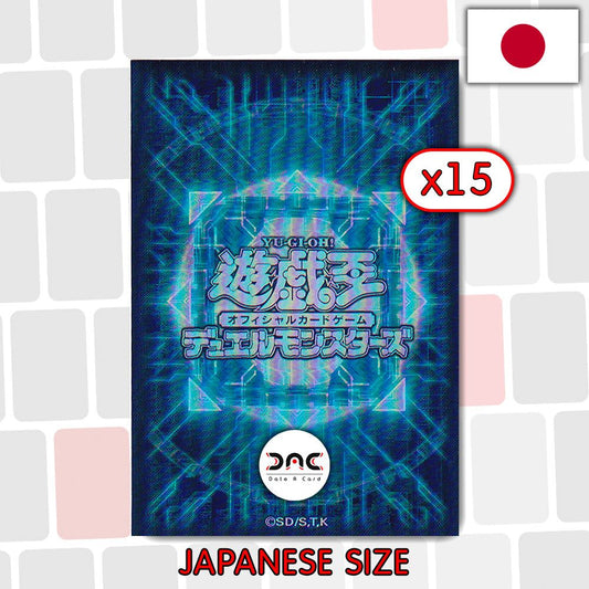 Yu-Gi-Oh! - 15 Protège cartes OCG - Japonaises - Lien bleu
