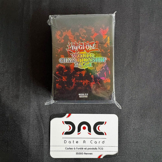 Yu-Gi-Oh! - 100 Protège cartes exclusifs - World Championship 2024 - Rouge