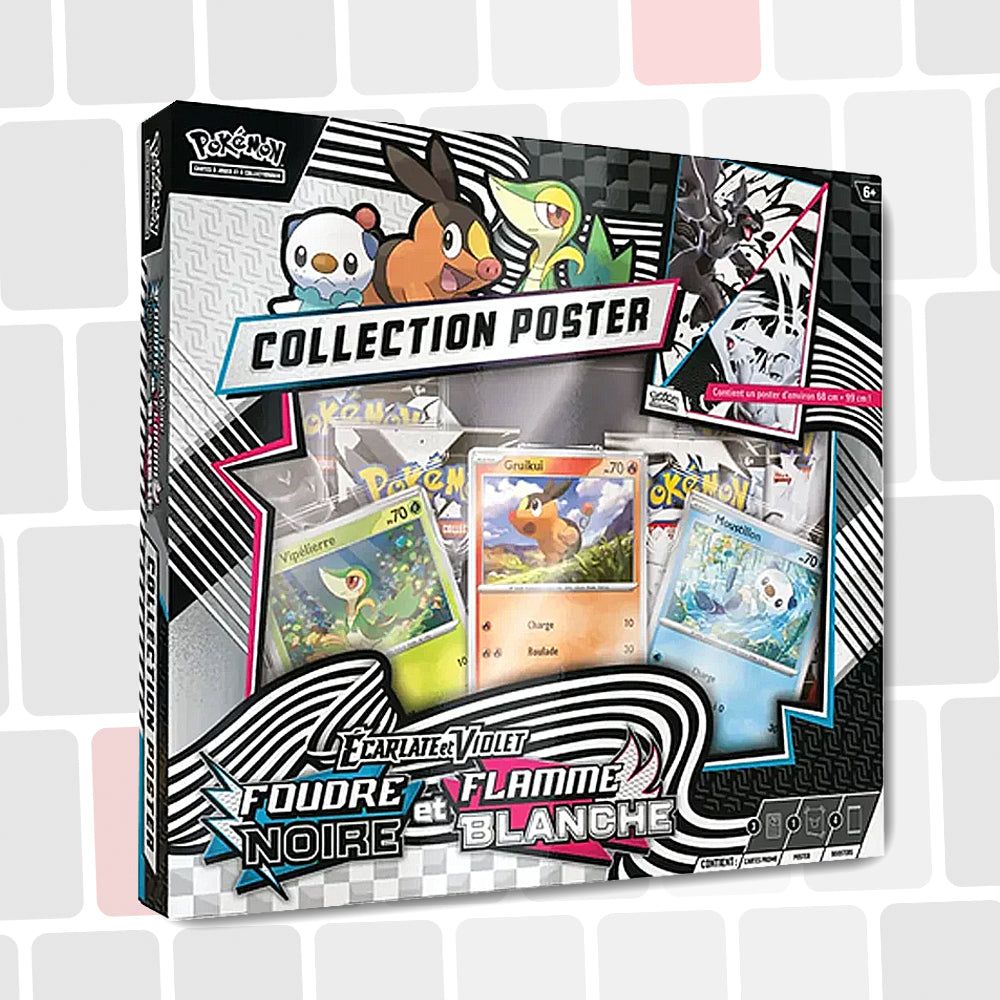 VAULT - Pokémon - Collection Poster : EV 10.5 Noir et Blanc