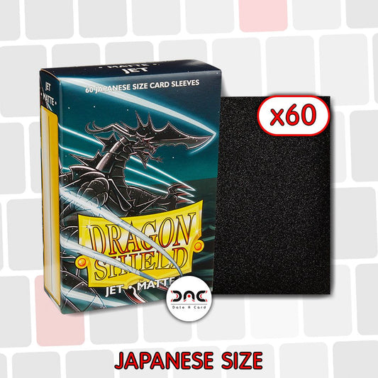 Dragon Shield - Japanese Mat - Jet - Paquet de 60