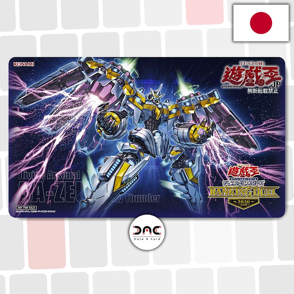 Tapis de jeu Yu-Gi-Oh! - OCG - Japonais - Arsenal Divin AA-Zeus Ranking duel 2020