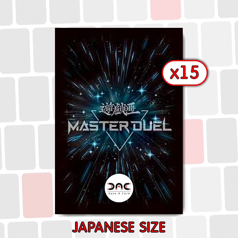 Yu-Gi-Oh! - 15 Protège cartes exclusifs - Master Duel Noire