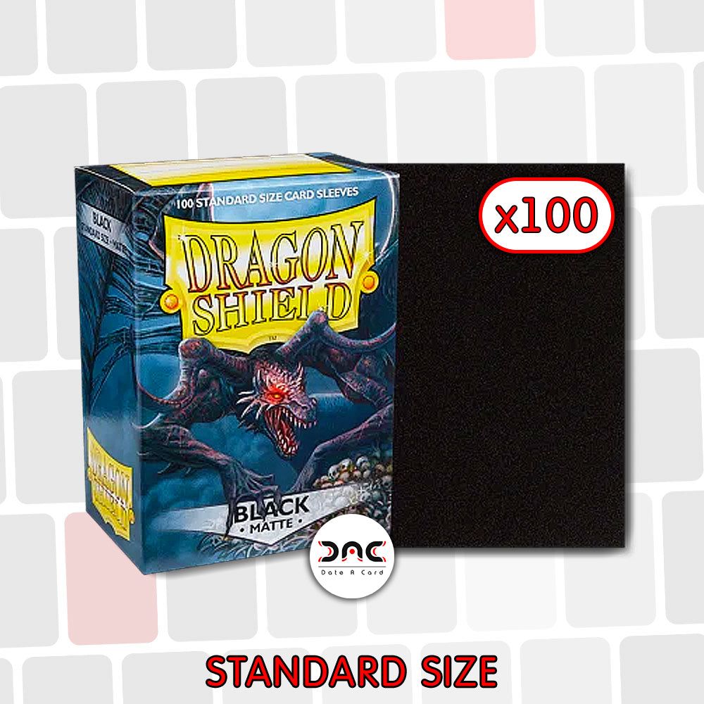 Dragon Shield - Standard Mat - Black - Paquet de 100