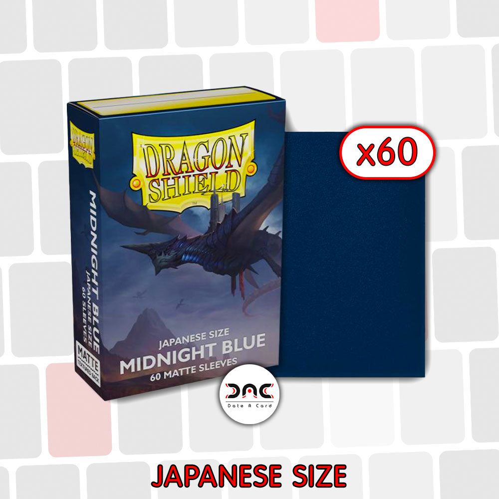 Dragon Shield - Japanese Mat - Midnight Blue - Paquet de 60