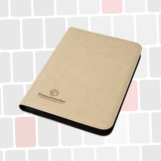 WiseGuard Zip Binder - Sable/White 3*3