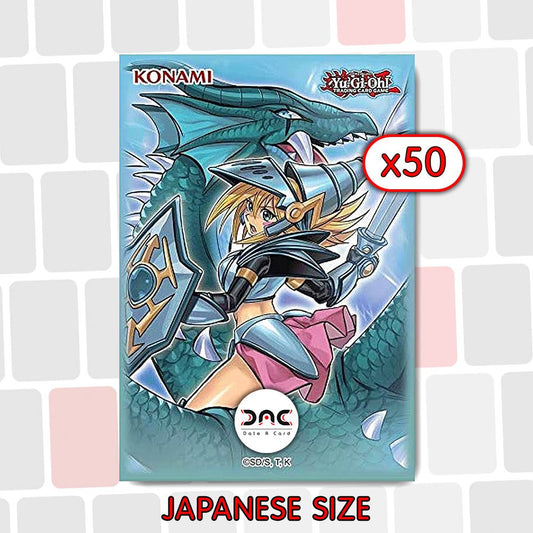 Yu-Gi-Oh! - 50 Protège cartes - Magicienne des Ténèbres le Dragon Chevalier