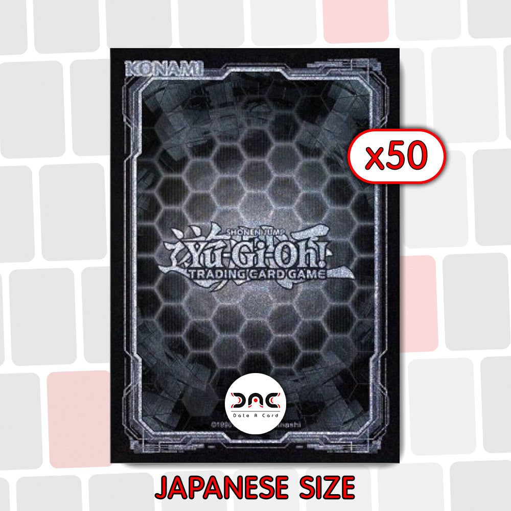 Yu-Gi-Oh! - 50 Protège cartes - Hexagone Noir
