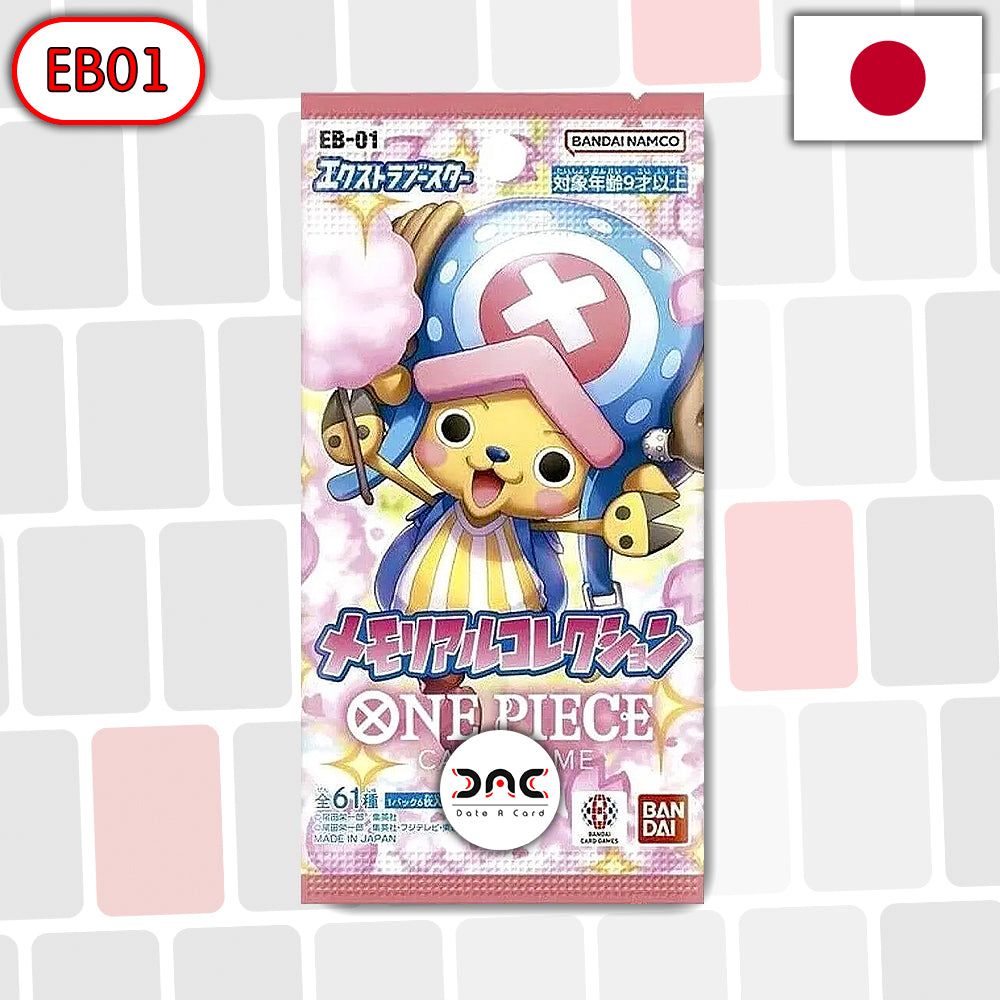 One Piece - Booster de 6 Cartes - Extra Booster Memorial - EB01 - Japonais