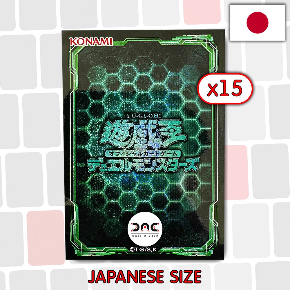 Yu-Gi-Oh! - 15 Protège cartes OCG - Japonaises - Hexagone Vert