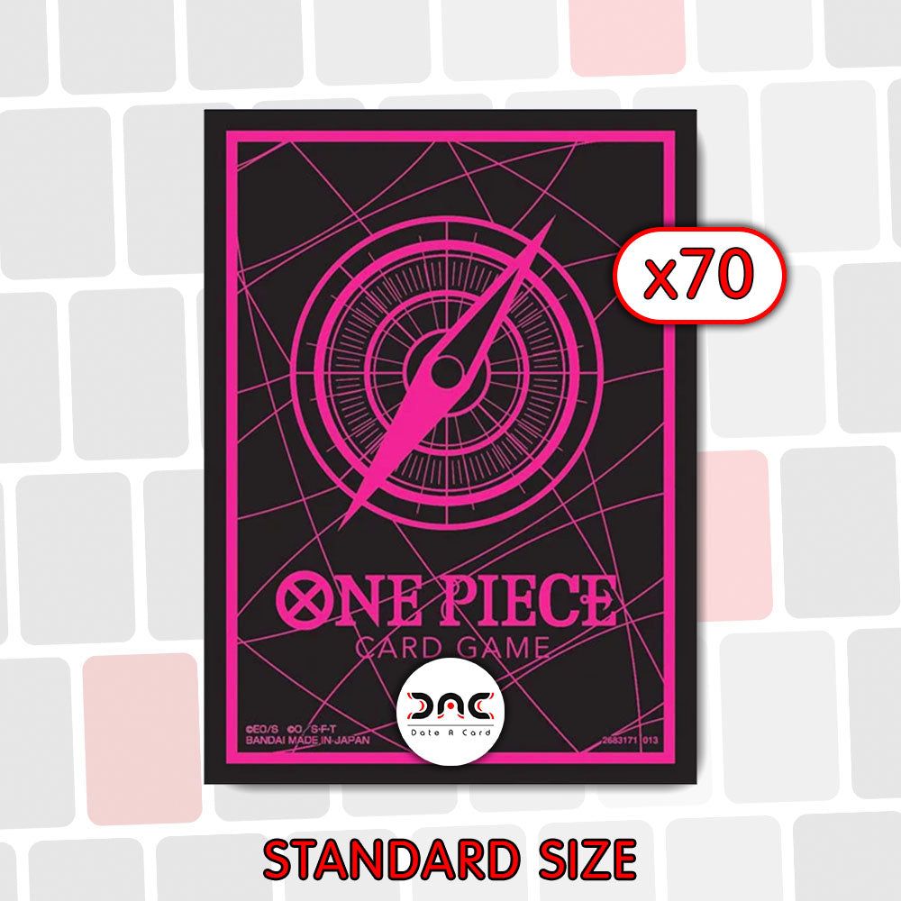 One Piece - 70 Protège-cartes - Boussole Rose et Noir