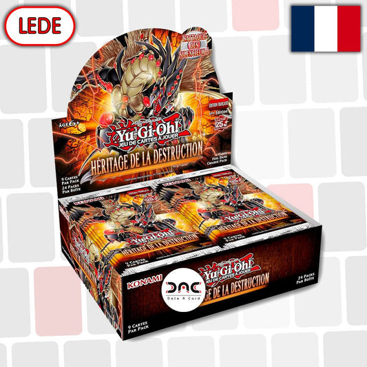 Yu-Gi-Oh! - Display de 24 Boosters - Héritage de la Destruction - Français - LEDE