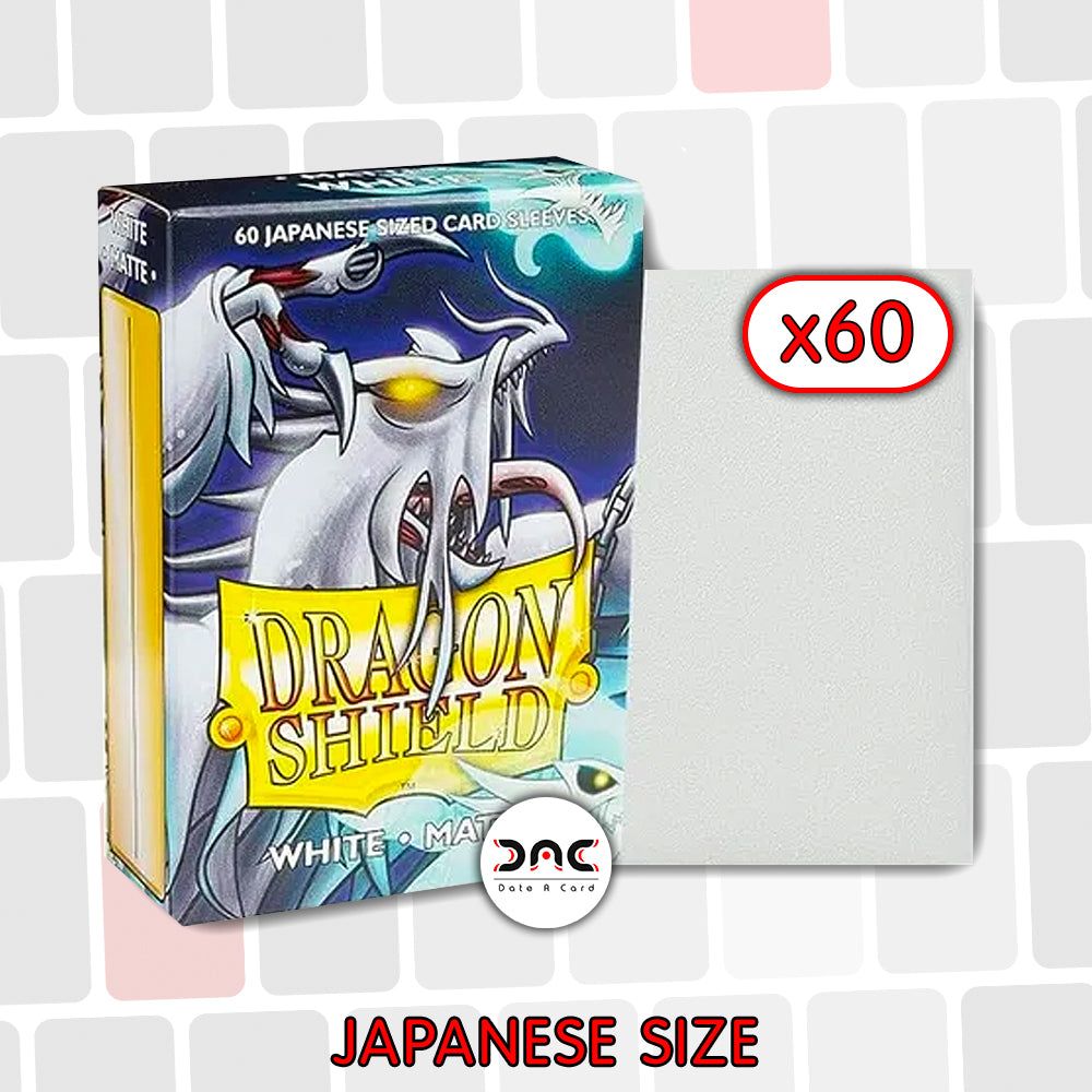 Dragon Shield - Japanese Mat - White - Paquet de 60