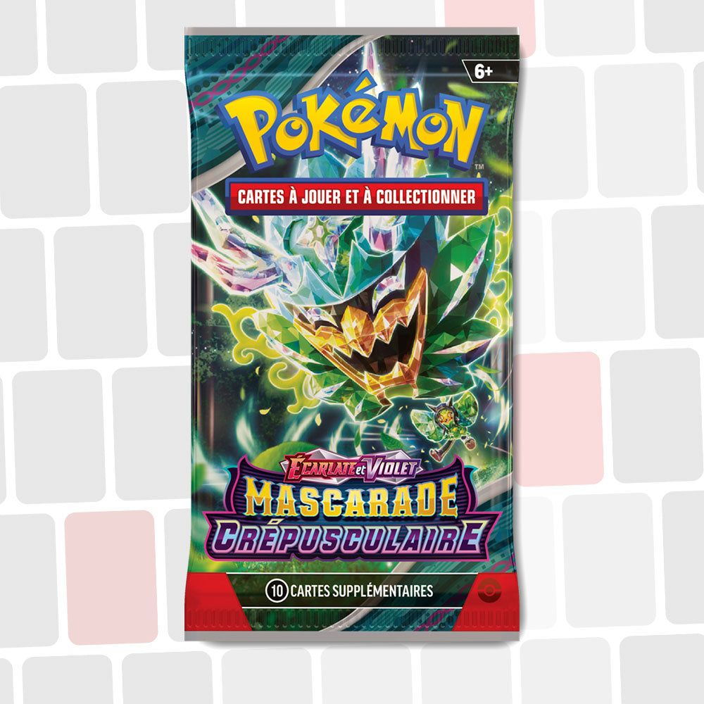 VAULT - Pokémon - Booster de 10 Cartes - Mascarade Crépusculaire EV06