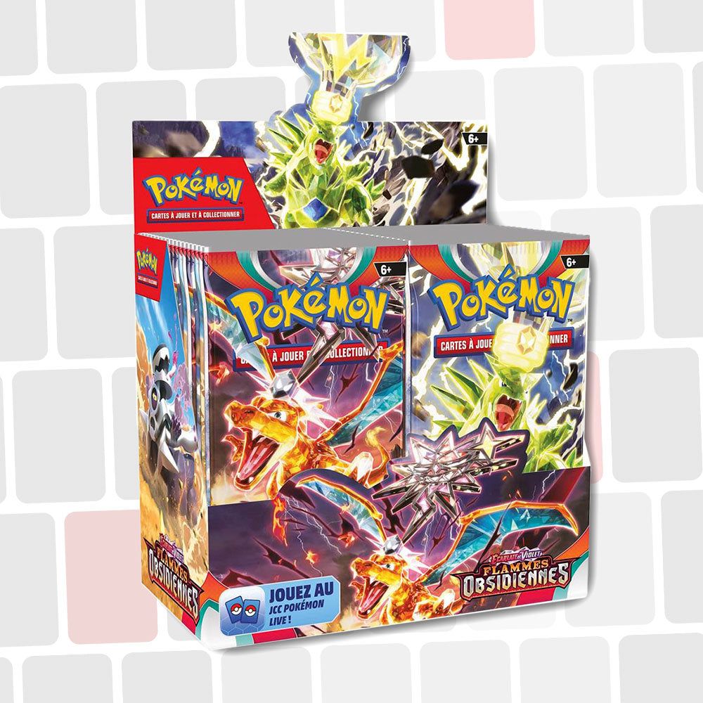 Pokémon - Display de 36 Boosters - Flammes Obsidiennes EV03